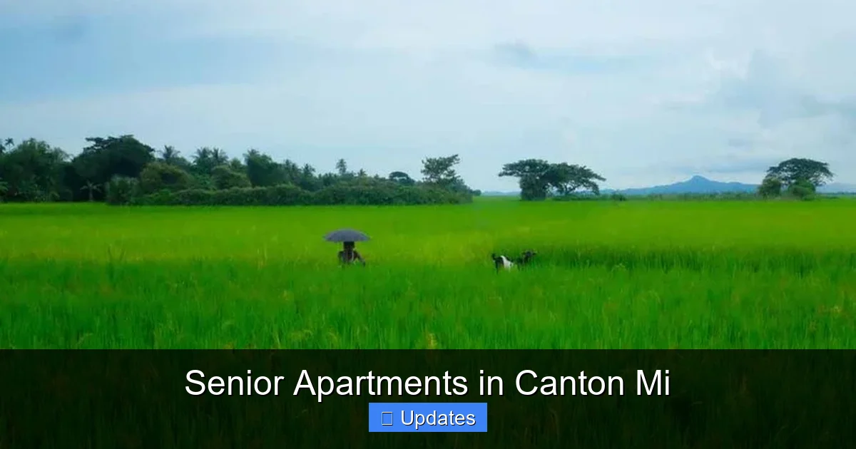Senior Apartments in Canton Mi