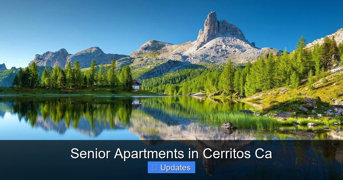 Senior Apartments in Cerritos Ca