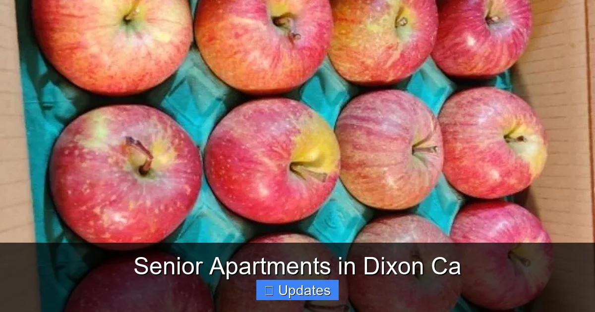 Senior Apartments in Dixon Ca