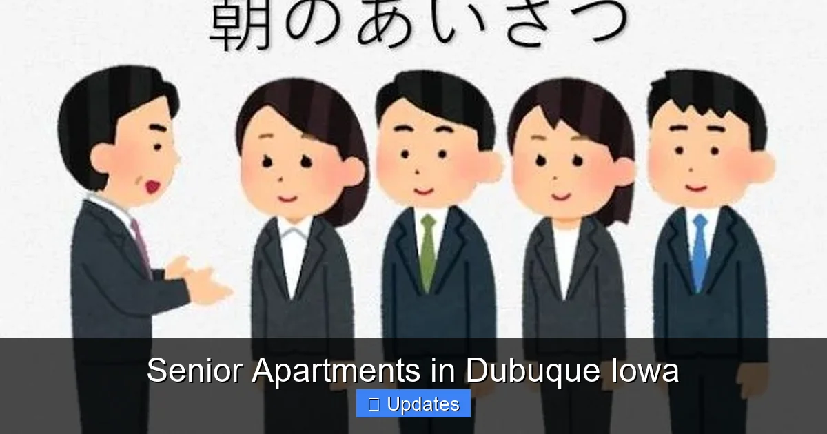 Senior Apartments in Dubuque Iowa