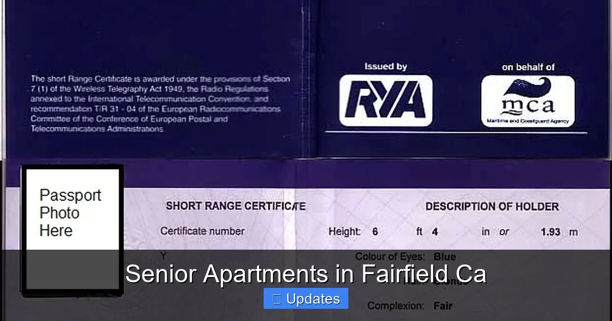Senior Apartments in Fairfield Ca