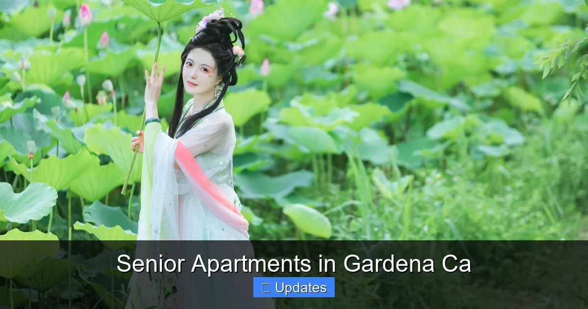 Senior Apartments in Gardena Ca