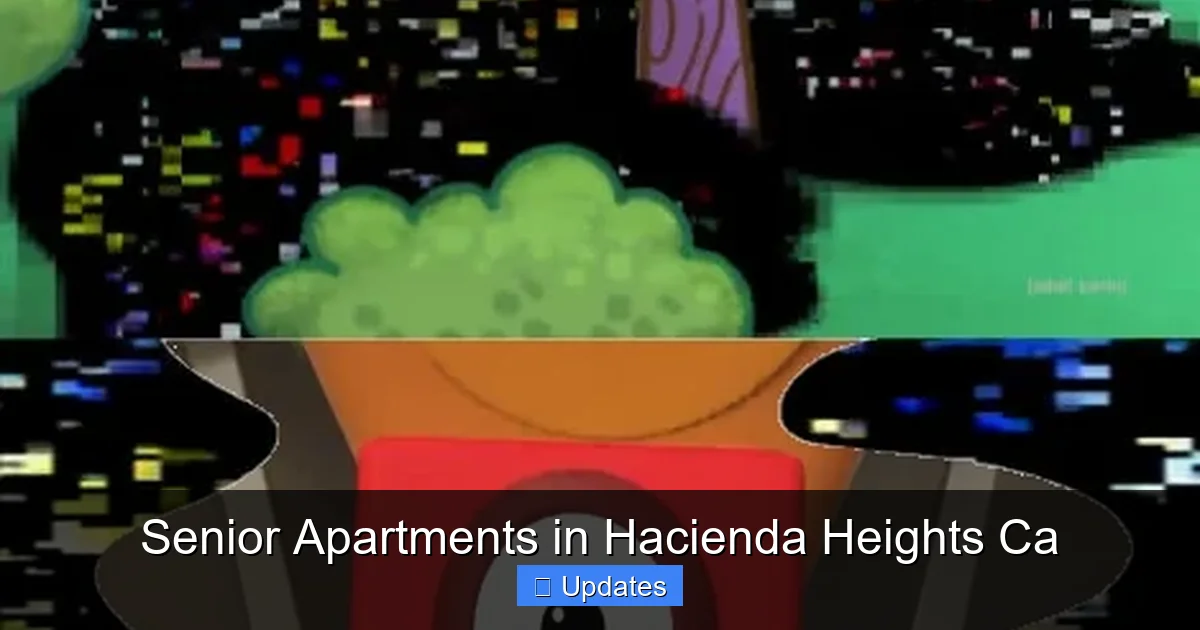 Senior Apartments in Hacienda Heights Ca