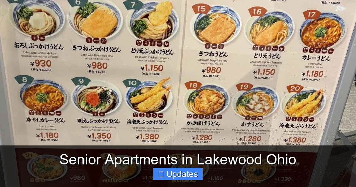 Senior Apartments in Lakewood Ohio