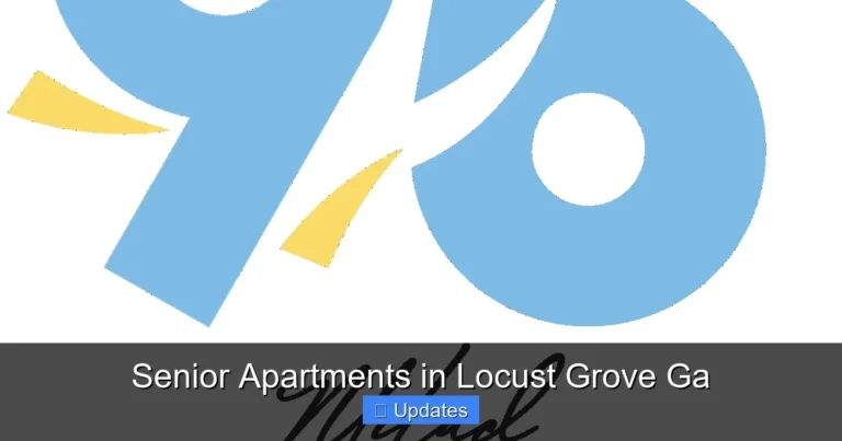 Senior Apartments in Locust Grove Ga