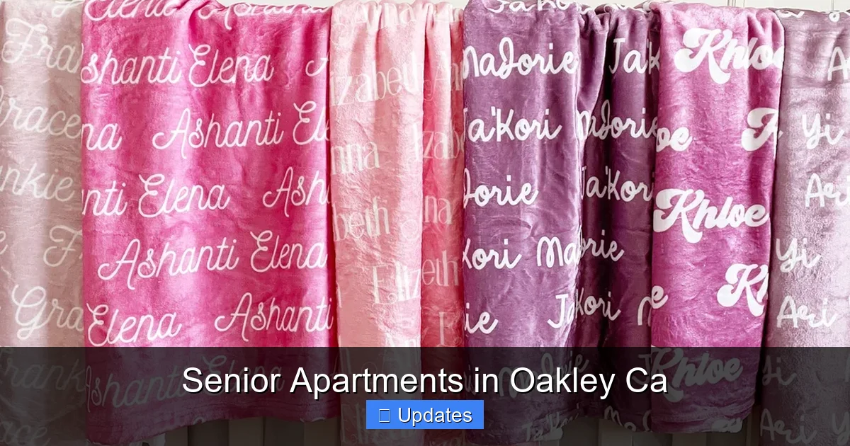 Senior Apartments in Oakley Ca