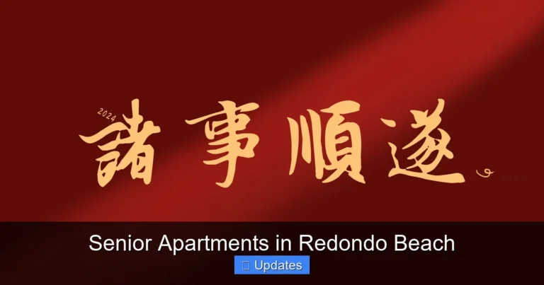 Senior Apartments in Redondo Beach