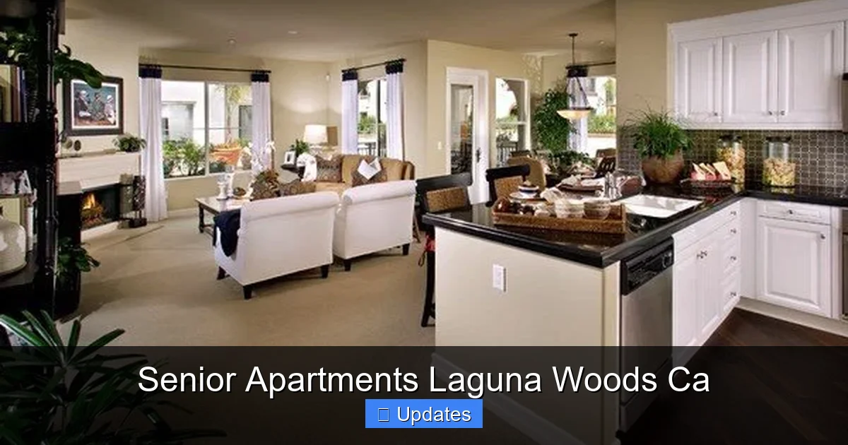 Senior Apartments Laguna Woods Ca