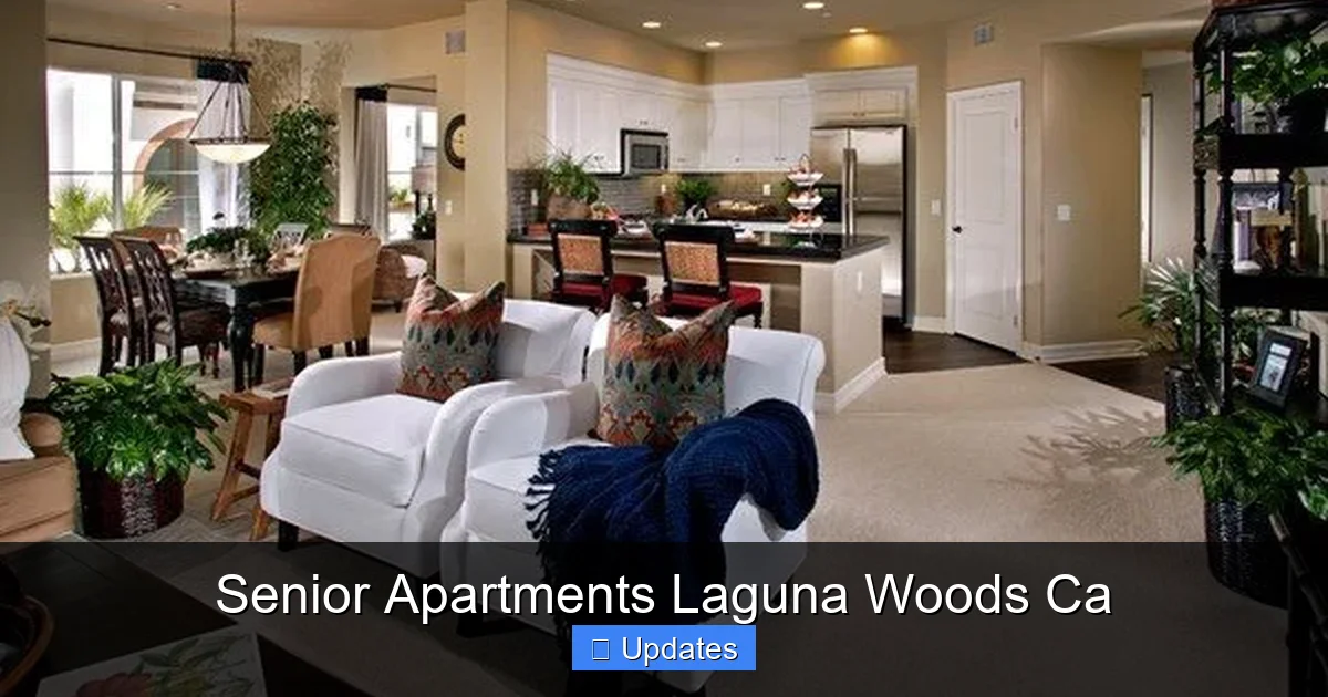 Senior Apartments Laguna Woods Ca