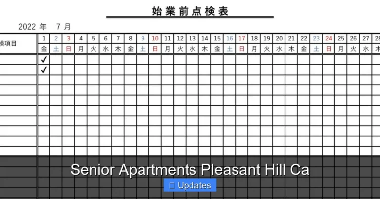 Senior Apartments Pleasant Hill Ca