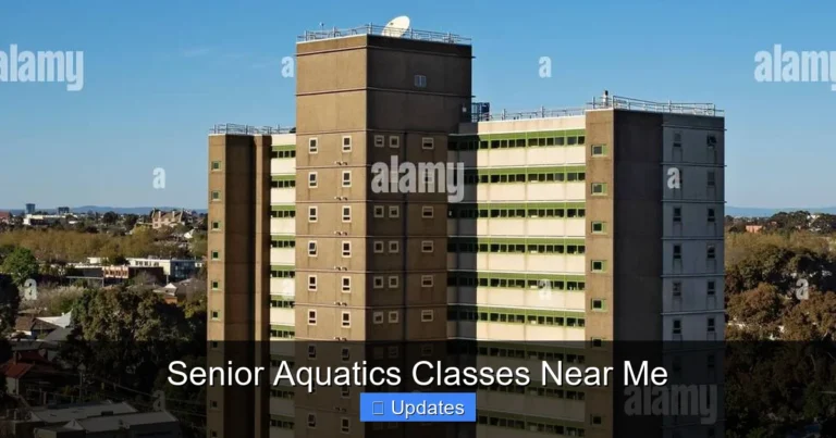 Senior Aquatics Classes Near Me