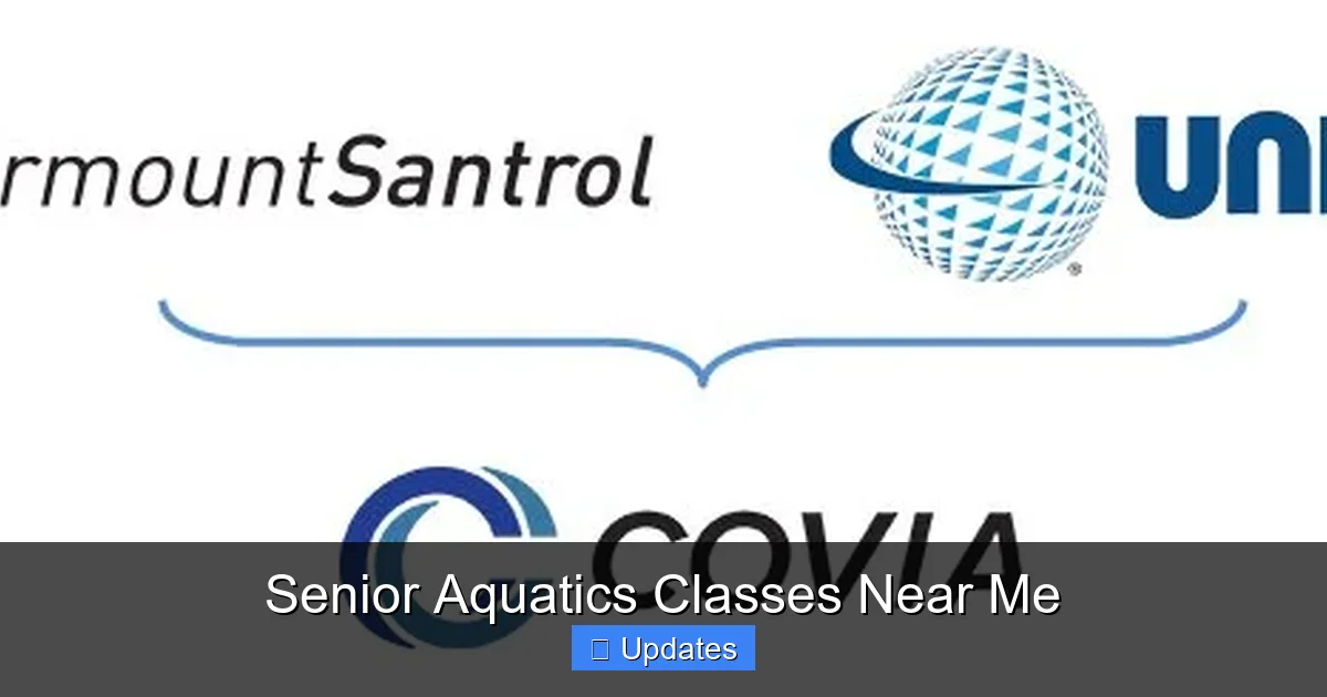 Senior Aquatics Classes Near Me