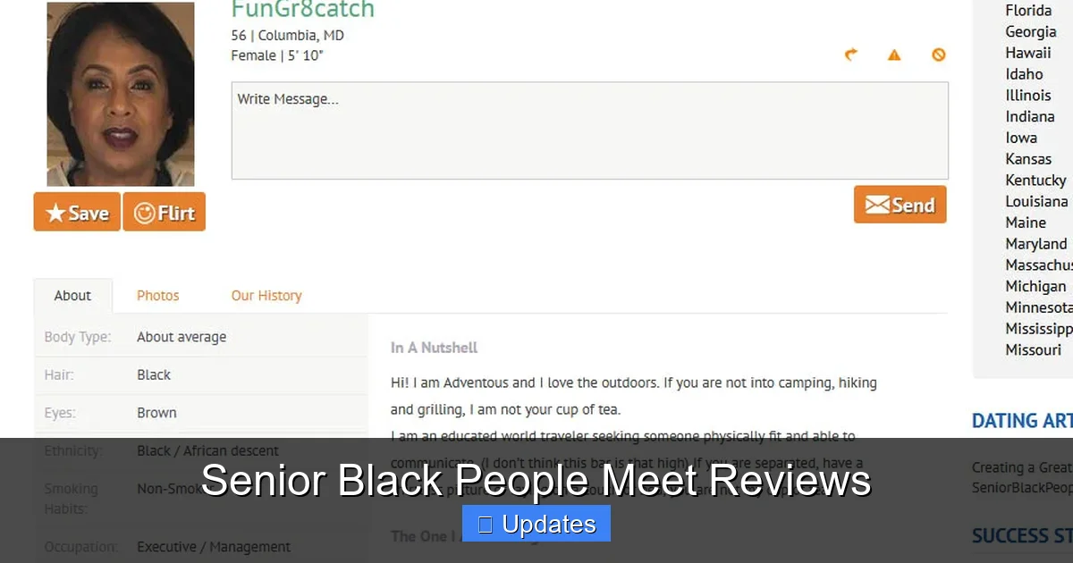 Senior Black People Meet Reviews