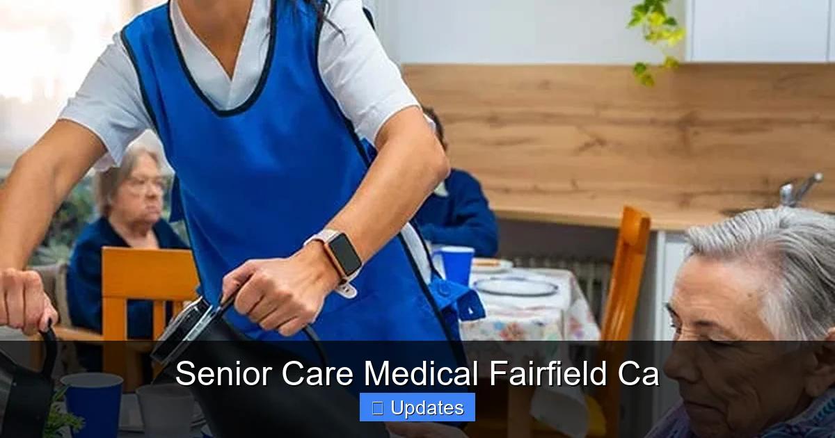 Senior Care Medical Fairfield Ca