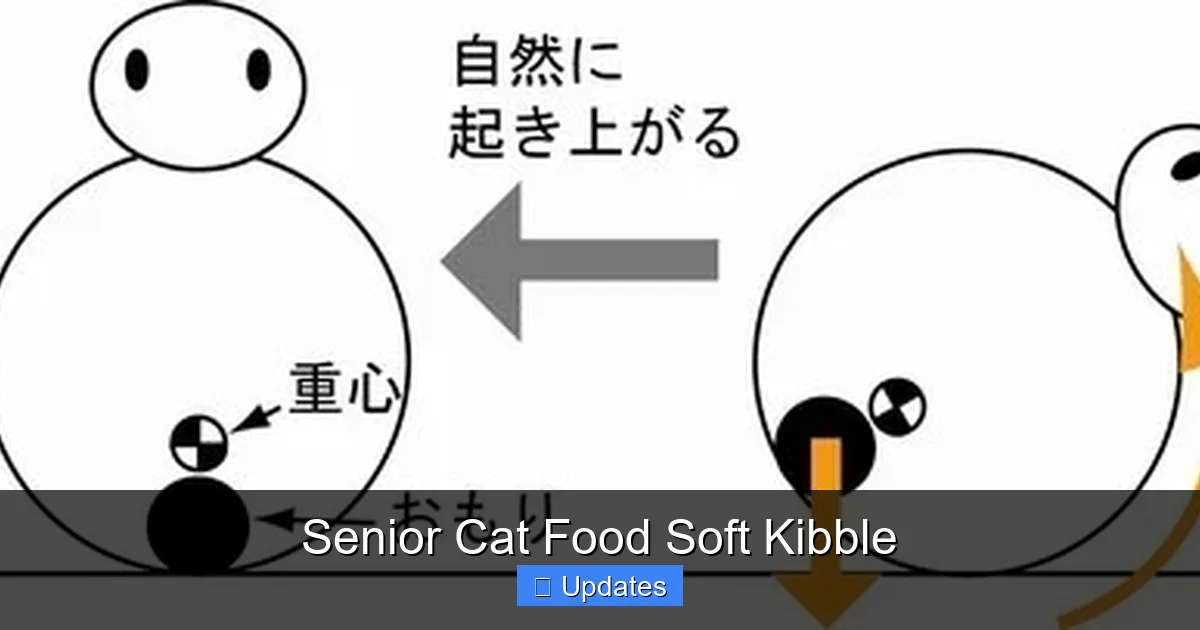 Senior Cat Food Soft Kibble