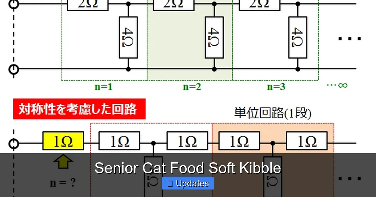 Senior Cat Food Soft Kibble