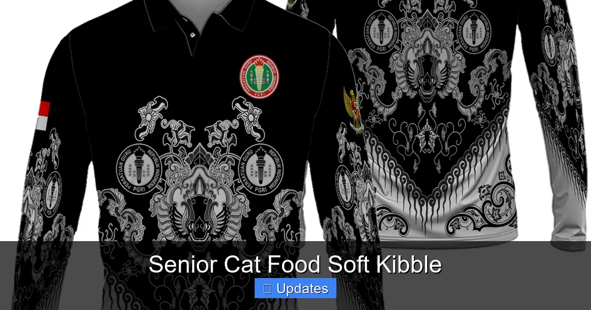 Senior Cat Food Soft Kibble