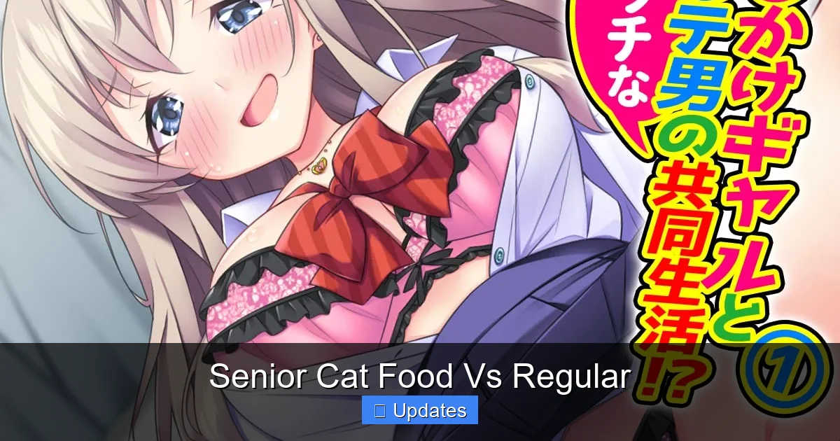 Senior Cat Food Vs Regular