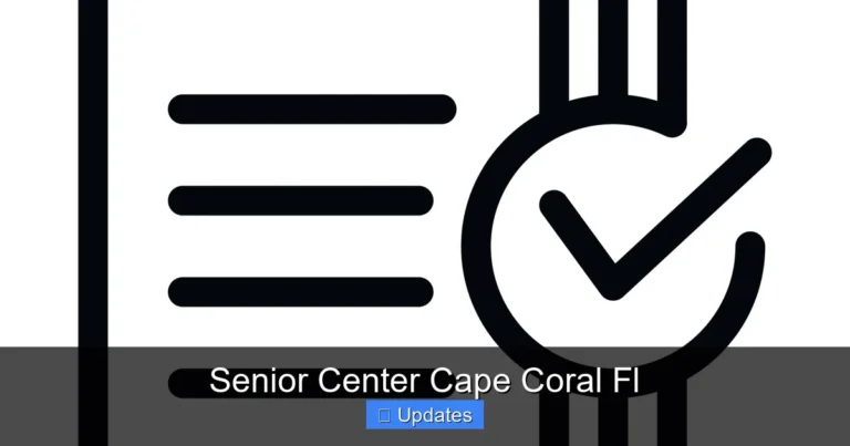 Senior Center Cape Coral Fl