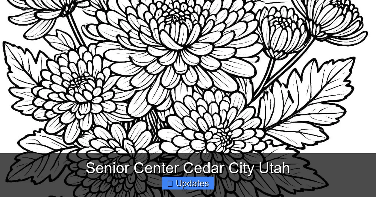 Senior Center Cedar City Utah