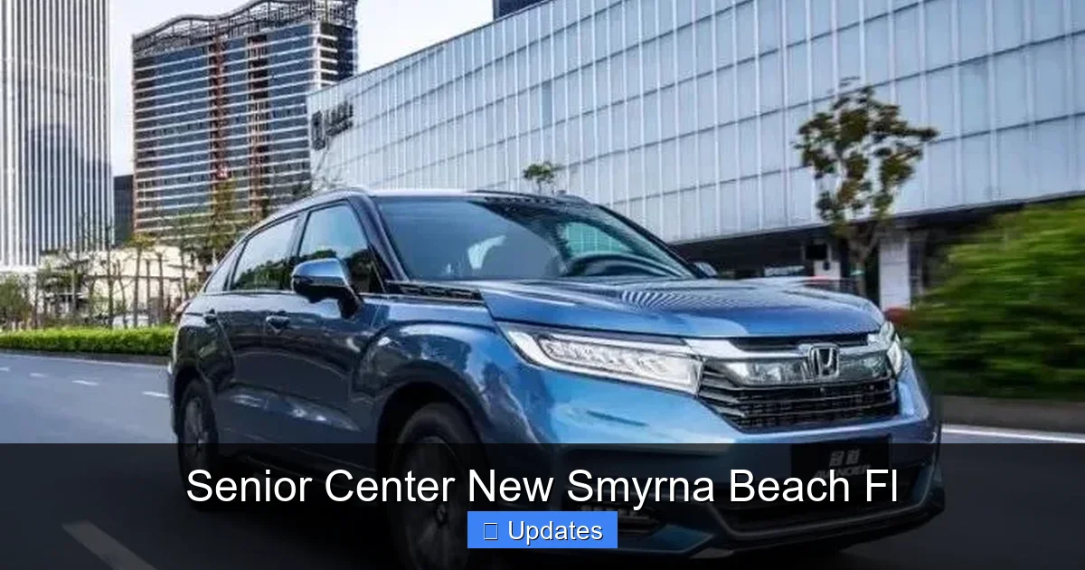 Senior Center New Smyrna Beach Fl