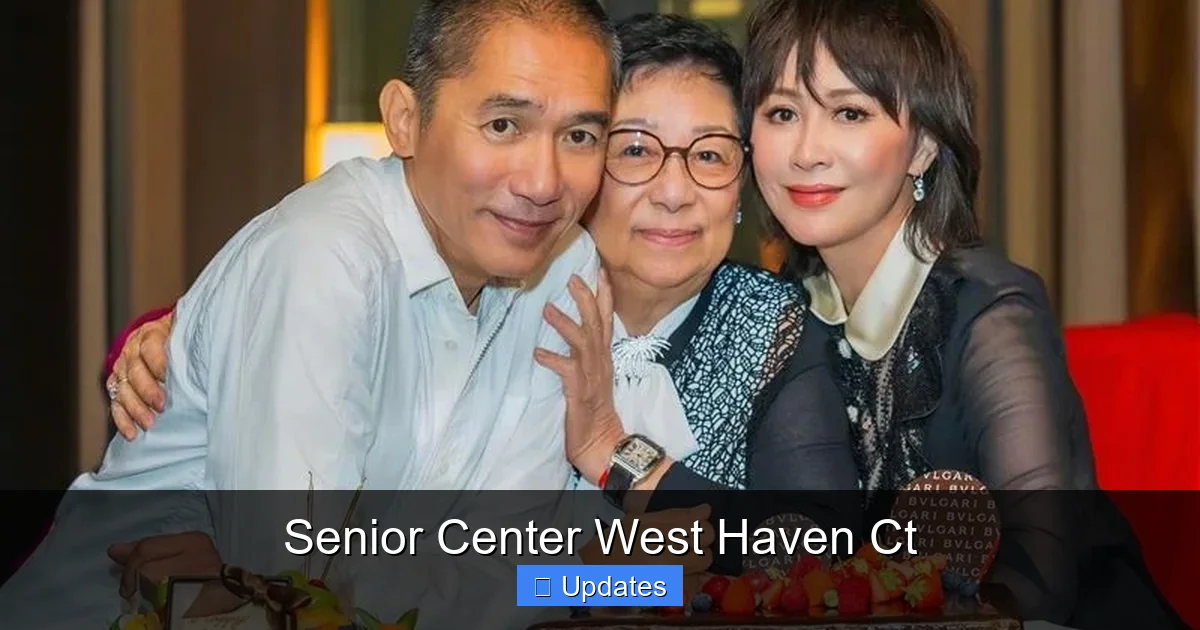 Senior Center West Haven Ct