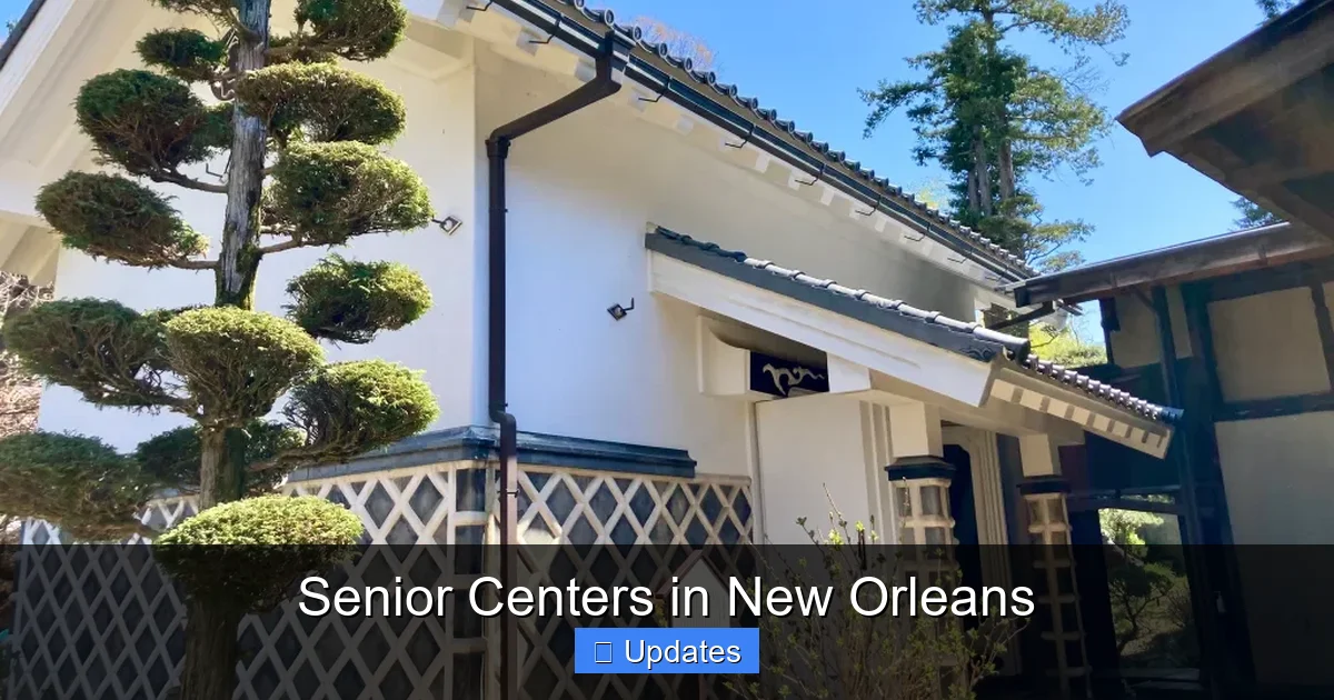 Senior Centers in New Orleans