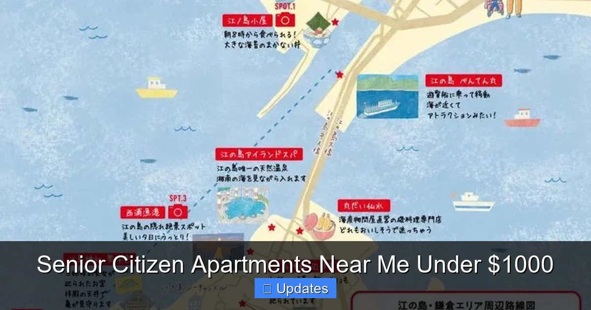 Senior Citizen Apartments Near Me Under $1000