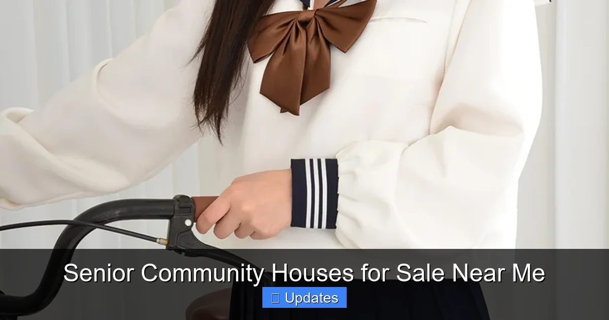 Senior Community Houses for Sale Near Me
