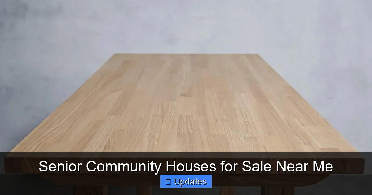 Senior Community Houses for Sale Near Me