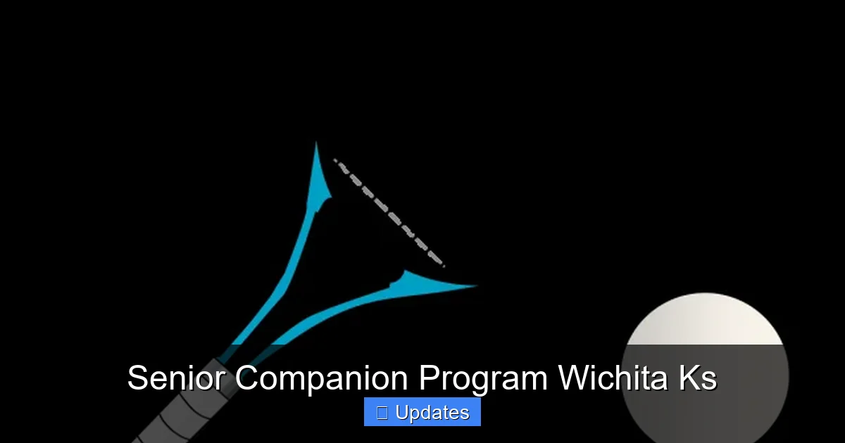 Senior Companion Program Wichita Ks