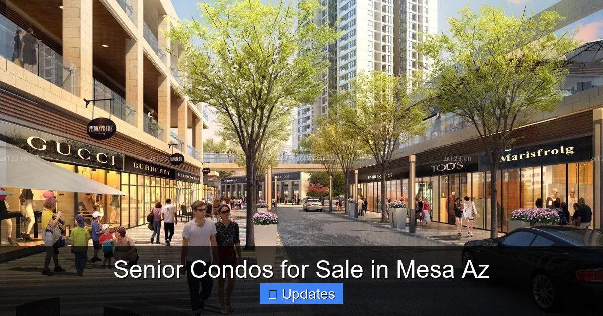 Senior Condos for Sale in Mesa Az