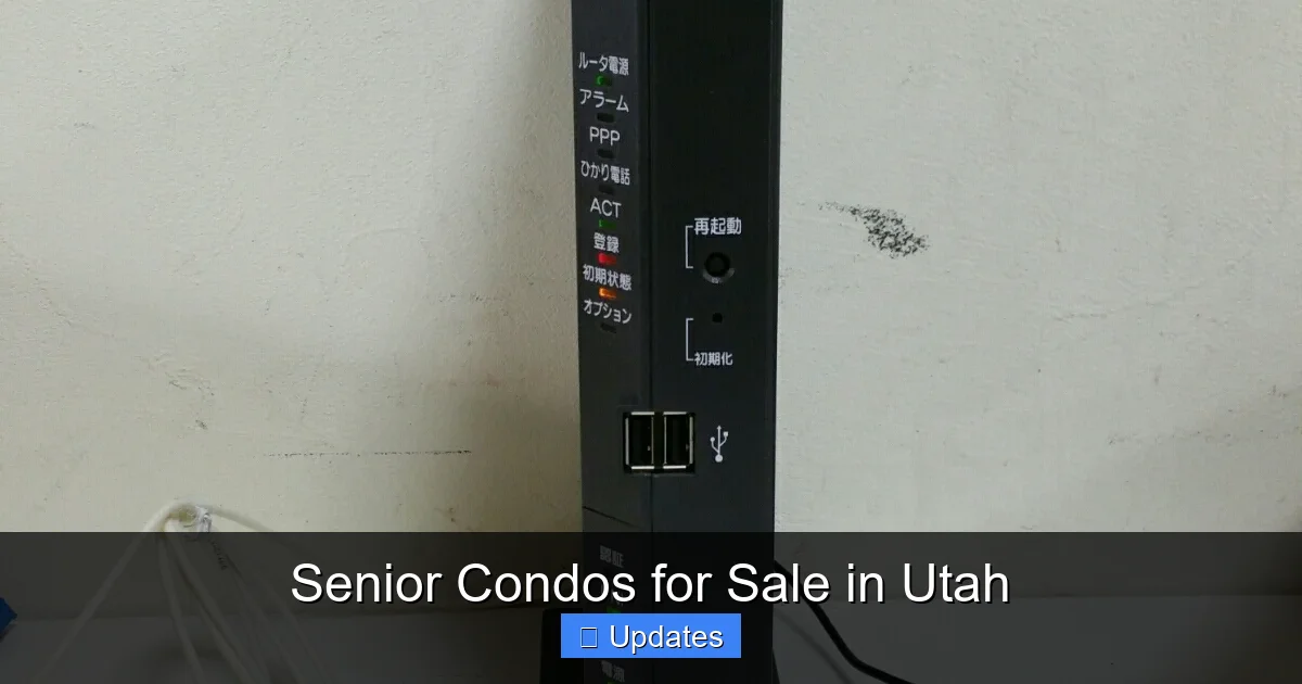 Senior Condos for Sale in Utah
