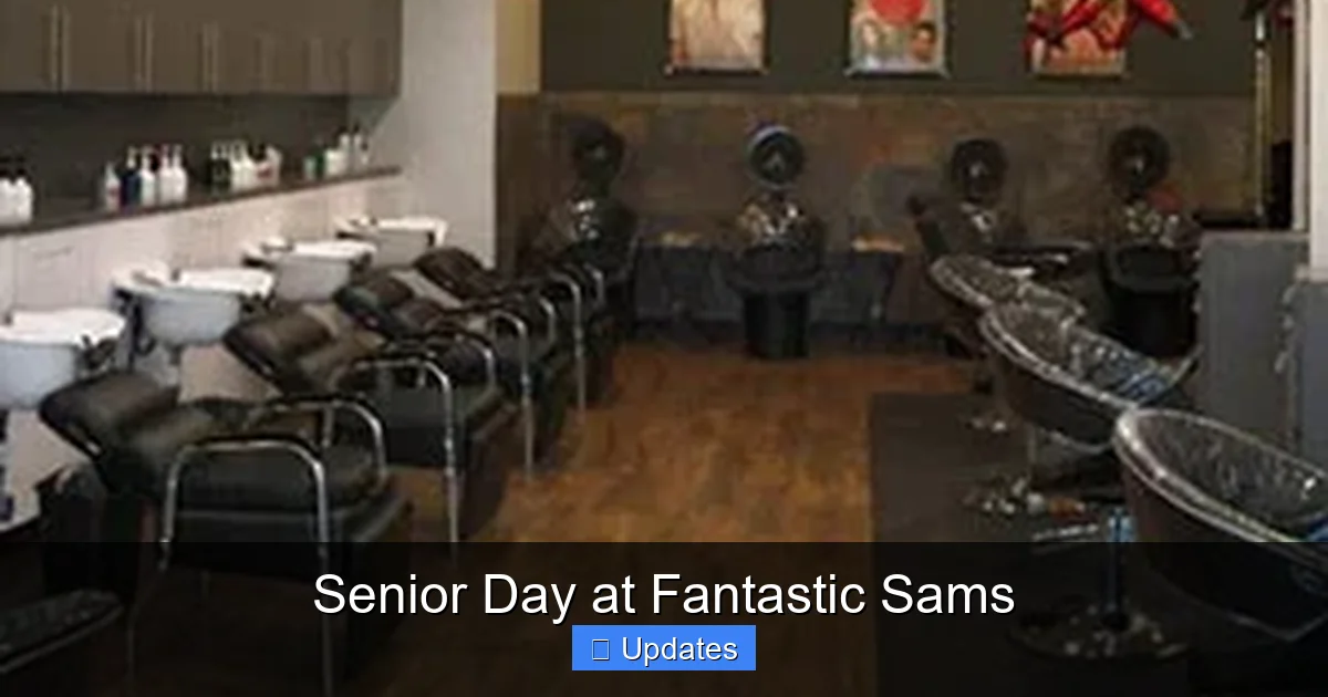 Senior Day at Fantastic Sams