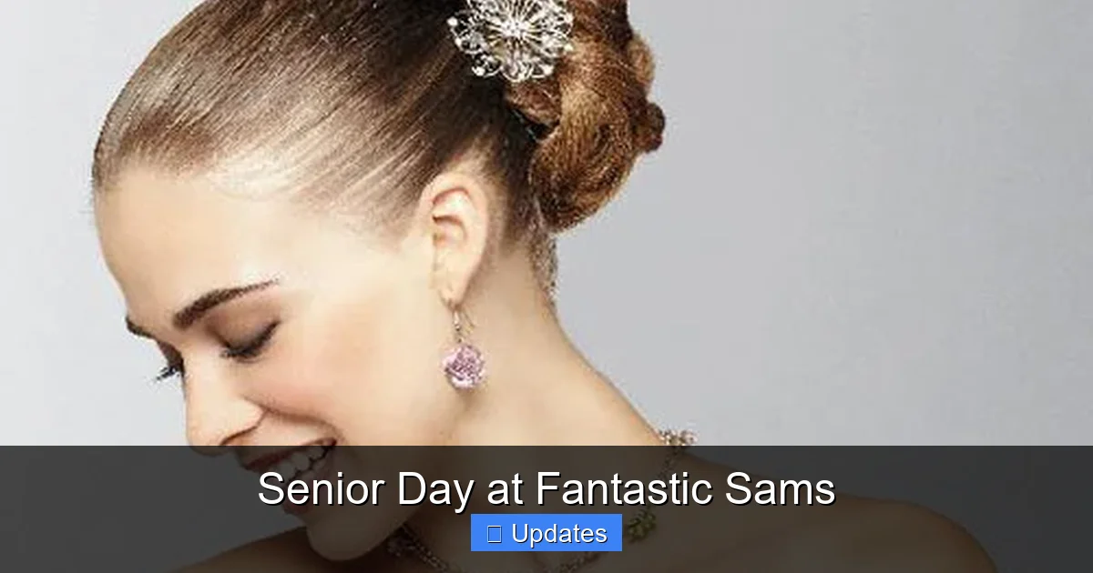 Senior Day at Fantastic Sams