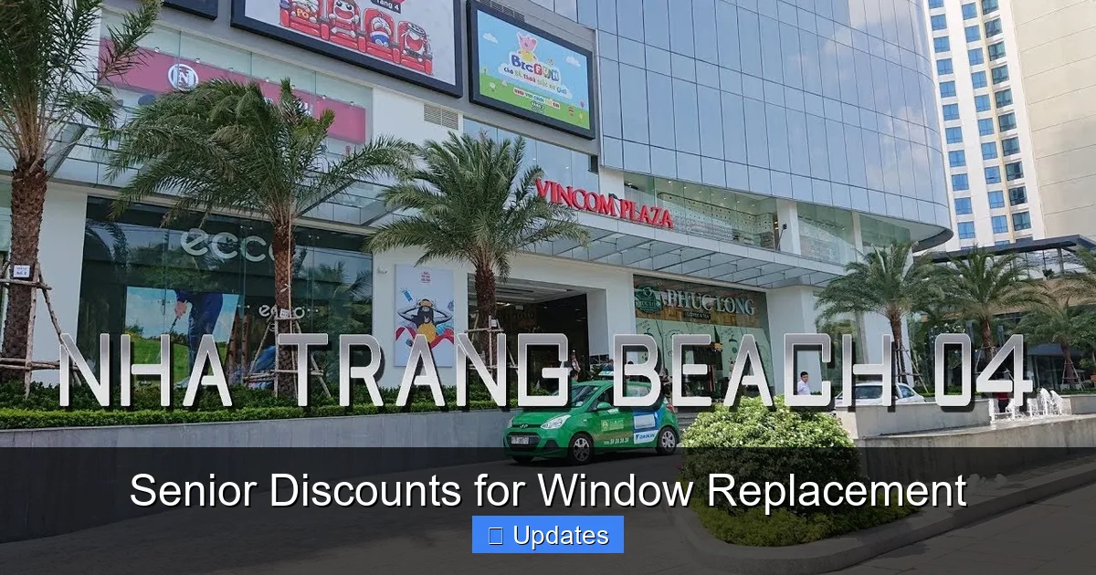Senior Discounts for Window Replacement