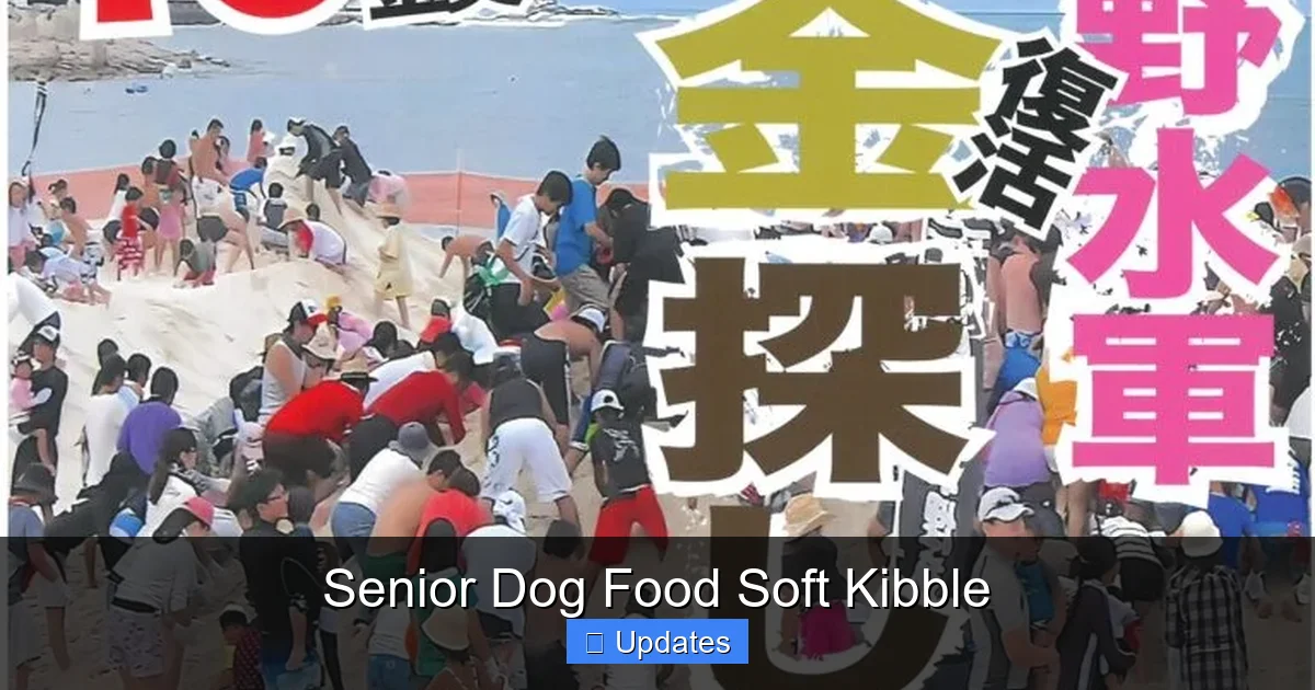 Senior Dog Food Soft Kibble