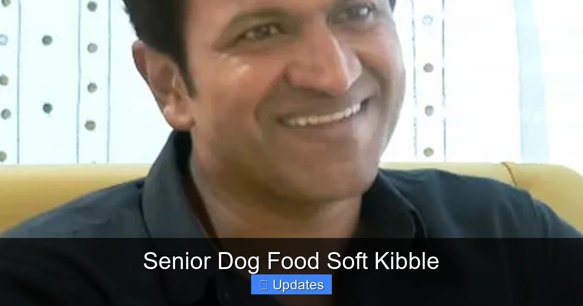 Senior Dog Food Soft Kibble