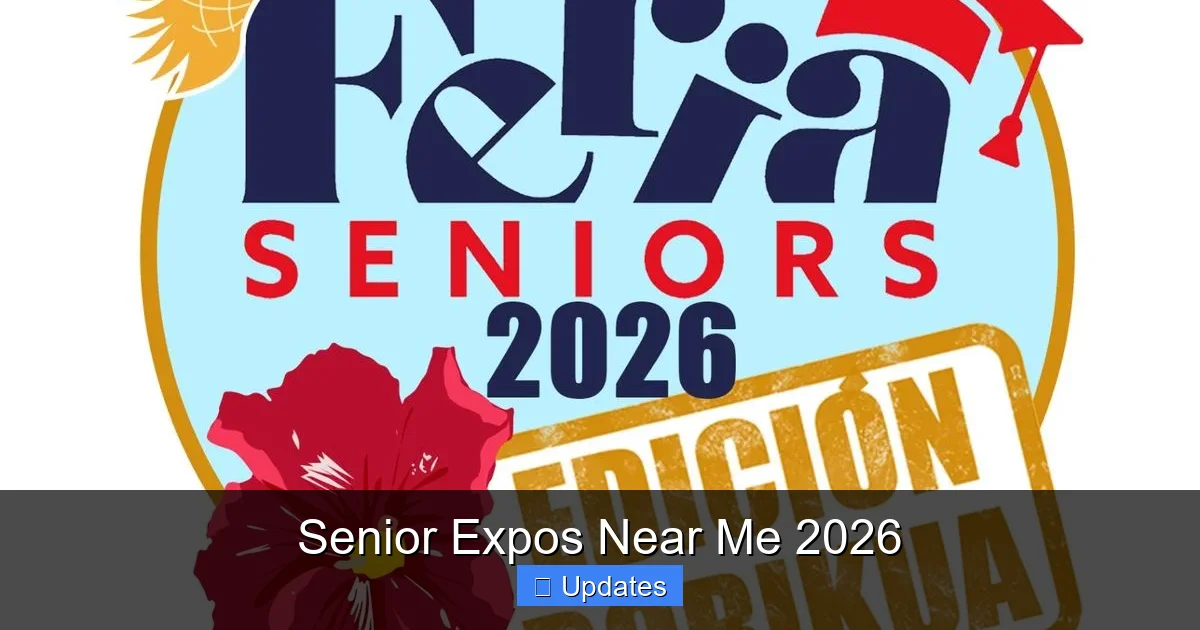 Senior Expos Near Me 2026