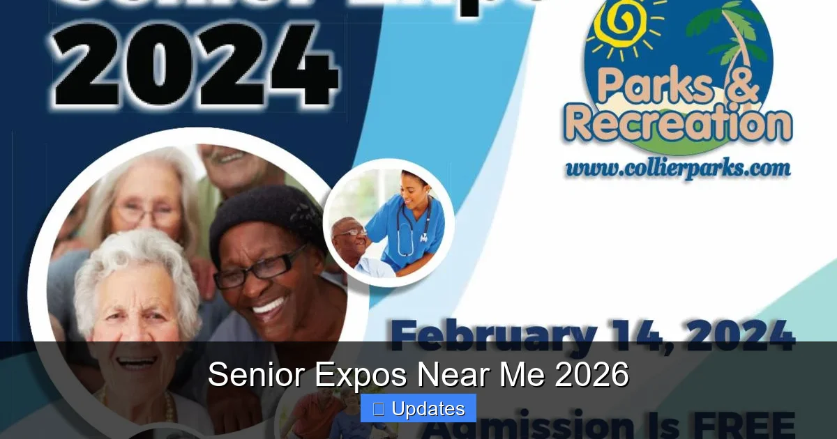 Senior Expos Near Me 2026