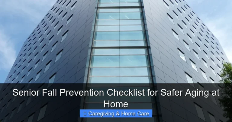 Senior Fall Prevention Checklist for Safer Aging at Home