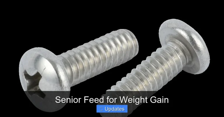 Senior Feed for Weight Gain