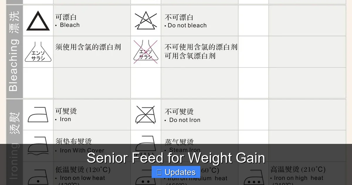 Senior Feed for Weight Gain