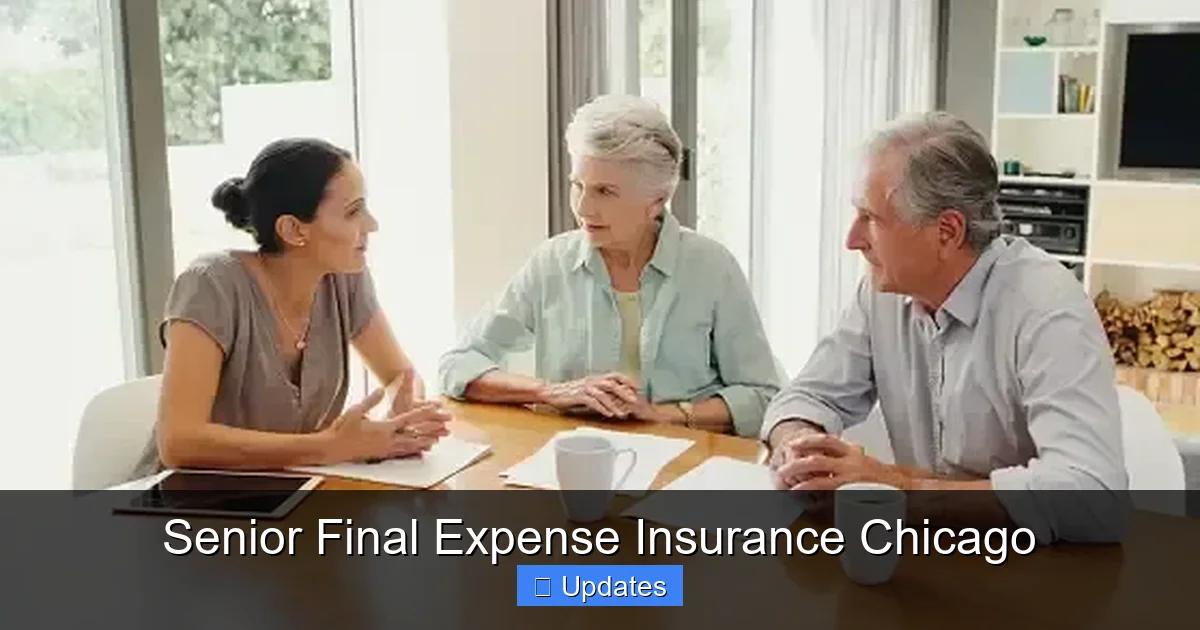 Senior Final Expense Insurance Chicago
