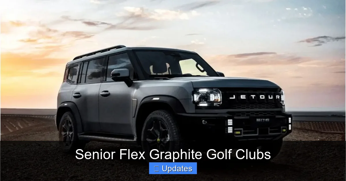 Senior Flex Graphite Golf Clubs