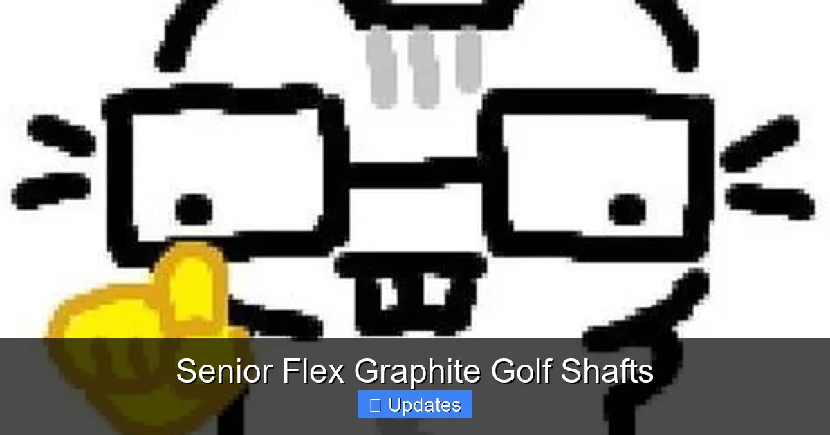 Senior Flex Graphite Golf Shafts