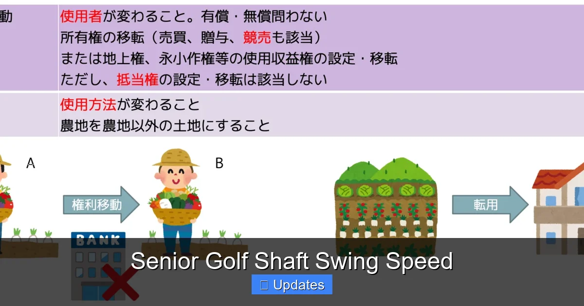 Senior Golf Shaft Swing Speed