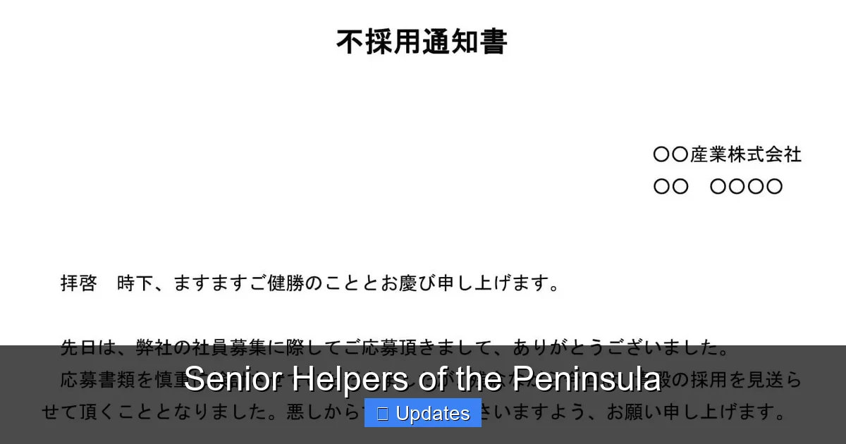 Senior Helpers of the Peninsula