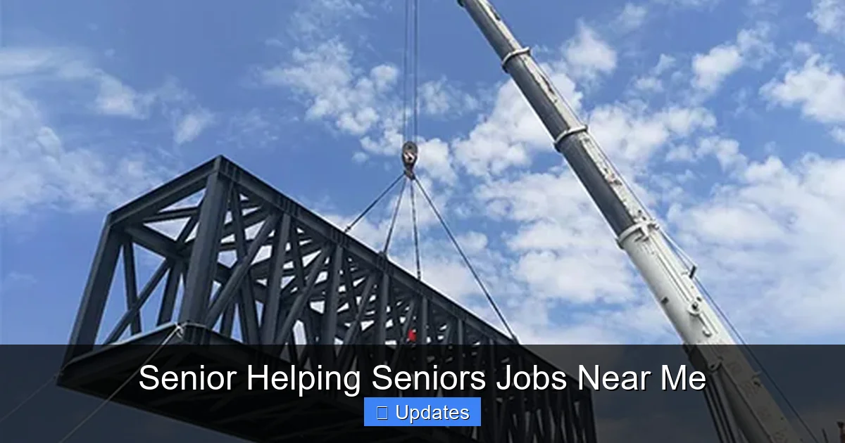 Senior Helping Seniors Jobs Near Me