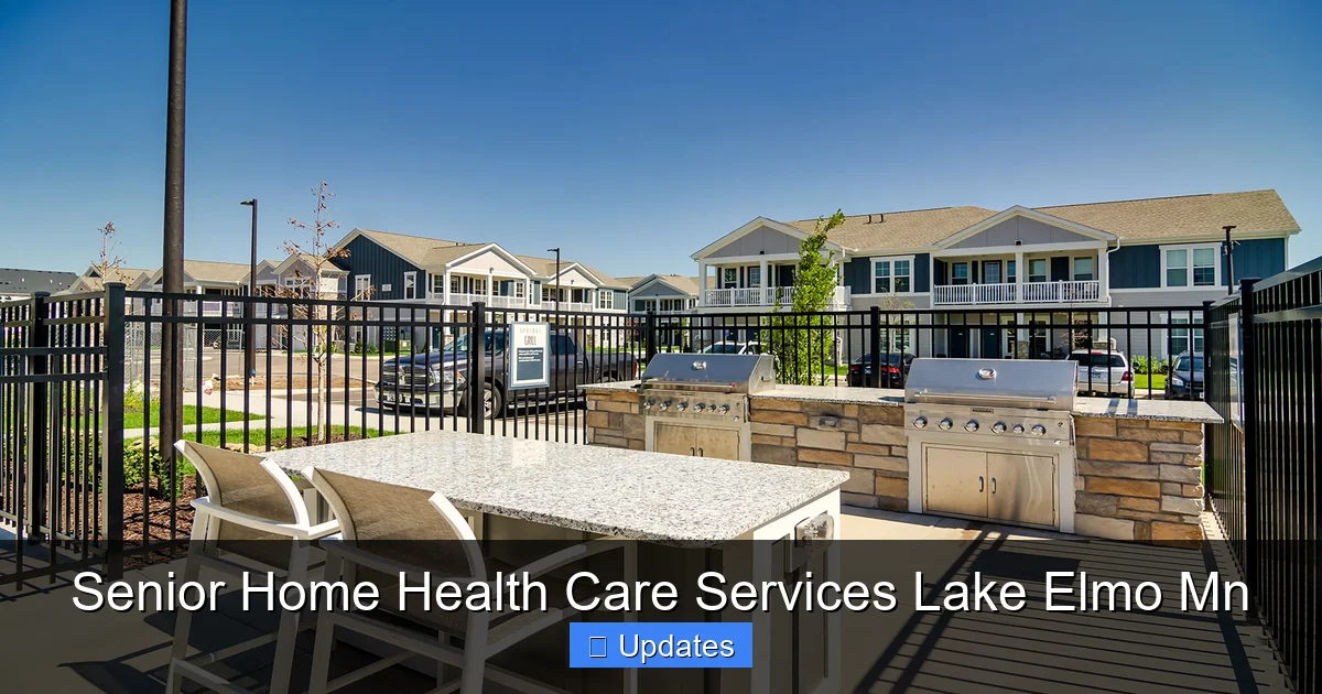 Senior Home Health Care Services Lake Elmo Mn